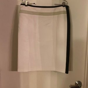 Narciso Rodriguez black Pistachio & White skirt nwot 12